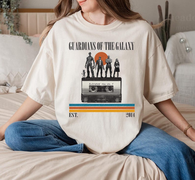 Guardians of the Galaxy Shirt, Marvel Shirt, Retro Film Shirt, Vintage Shirt, Retro Shirt, Classic Shirt, Gifts for him, Christmas Gifts