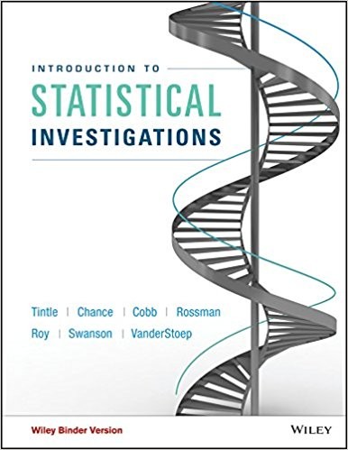 Introduction to Statistical Investigations by Nathan Tintle (PDF Instant Download)