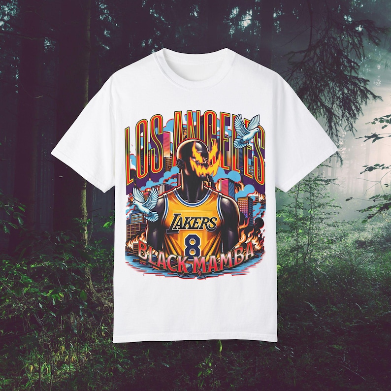 Kobe Bryant T-Shirt, Los Angeles Lakers shirt, Basketball Fan Apparel, NBA Legend Tee, Sports Fan Gift, Athlete Memorial Shirt