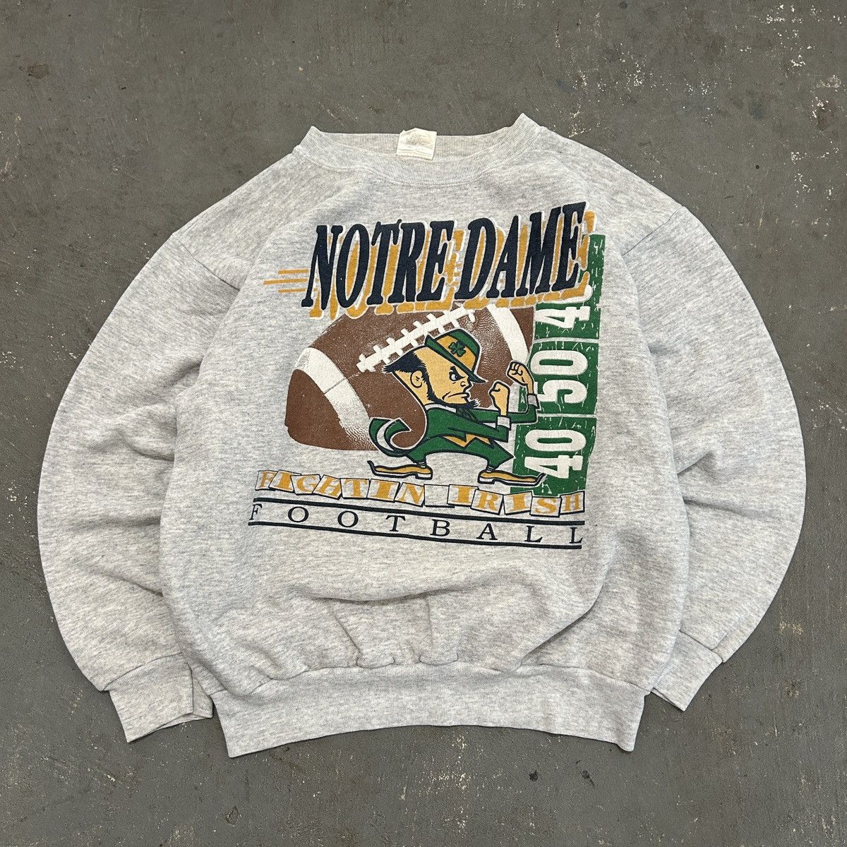 Crazy vintage 90s Notre dame football essential sweatshirt, Shirt Outfit, Gifts For Men, Gifts For Women