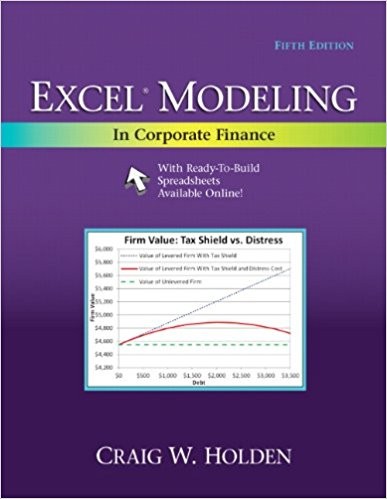 Excel Modeling in Corporate Finance 5th Edition (PDF Instant Download)