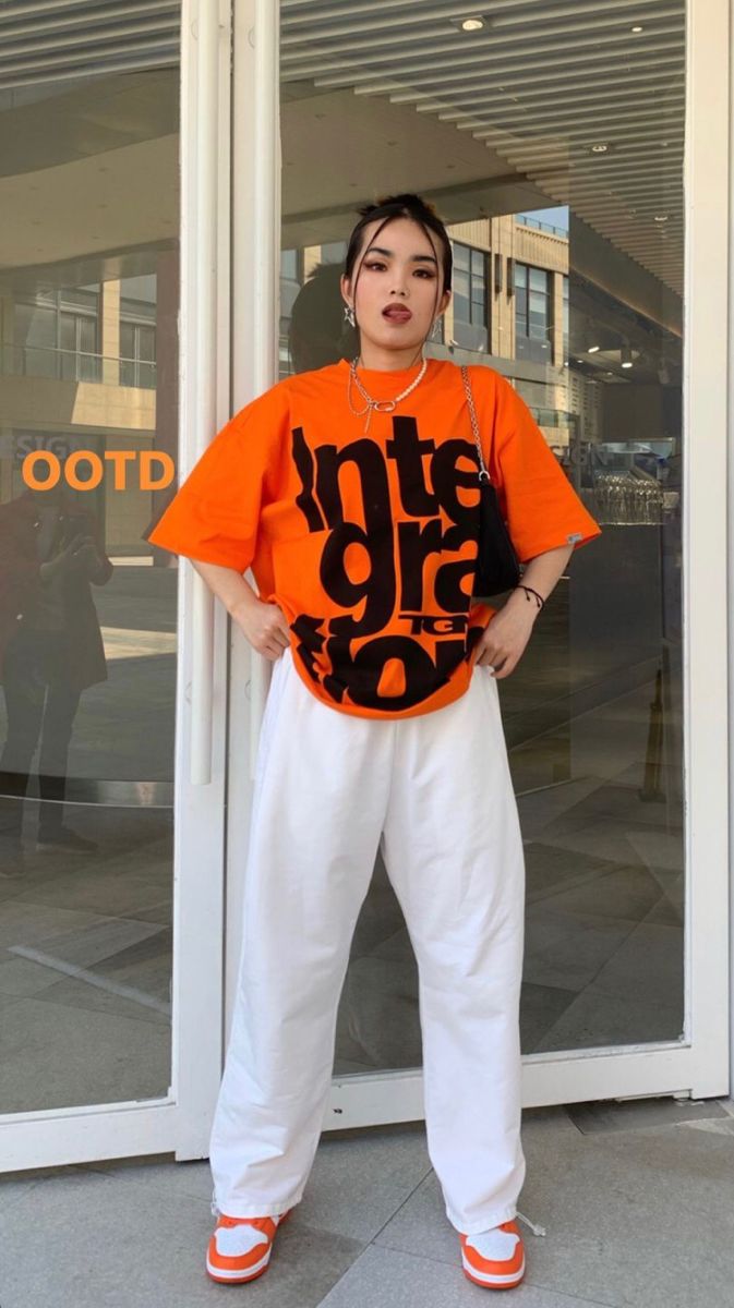 Orange T-Shirt For Men And Women