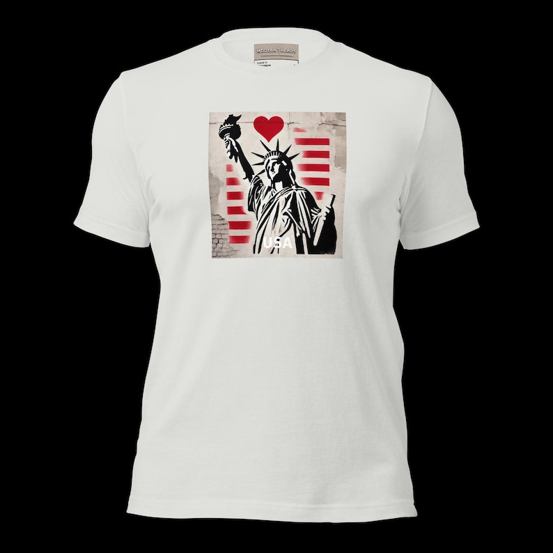 USA-Themed Graphic T-Shirt - Celebrate the Land of the Free! Unisex T-shirt For Men And Women