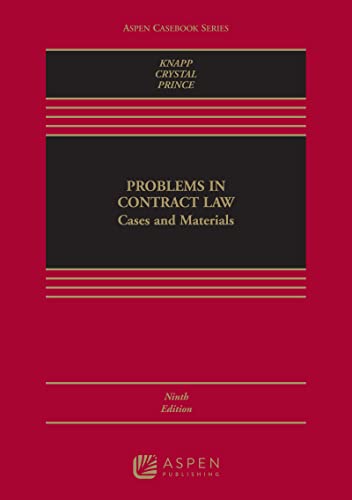 Problems in Contract Law: Cases and Materials (Aspen Casebook Series) 9th Edition (PDF Instant Download)