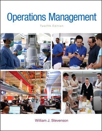 Operations Management 12th Edition by William Stevenson (PDF Instant Download)