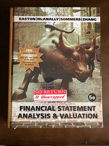Financial Statement Analysis & Valuation (PDF Instant Download)