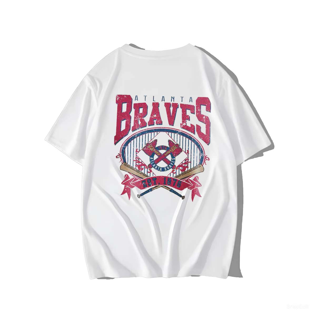 Vintage Atlanta Braves Shirt Retro T shirt, Full size Full color, Gift for friends