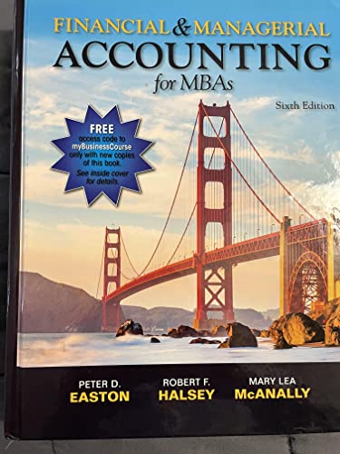Financial & Managerial Accounting For MBAs (PDF Instant Download)