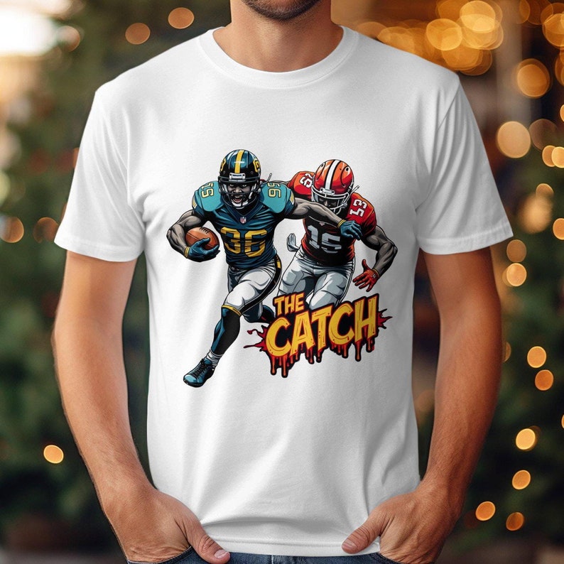 The Catch Football Shirt, Football T-Shirt, Football tshirt for Women, Fall Football shirt, Football Dad Shirt, Football Mom shirt For Men And Women