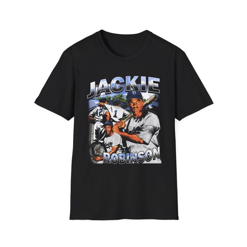 Limited Jackie Robinson Vintage Unisex T-Shirt, Gift For Woman and Man, Softstyle Tee, Baseball Fan Shirt, Sports Clothing