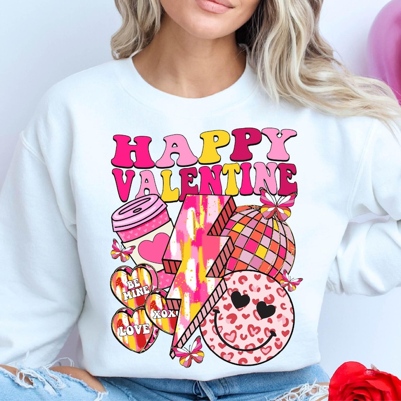 happy valentine day shirt, Retro valentines Shirt, Checkered hearts Valentines Sweatshirt, Valentine hearts Sweatshirt,Couple matching shirt