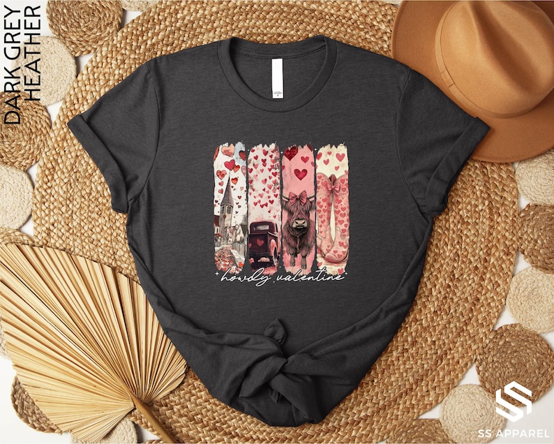 Howdy Valentine Sweatshirt, Country Valentine Shirt, Cowgirl Valentine Shirt, Valentines Day Gift, Western Couple Shirt, Heifer Cow Shirt