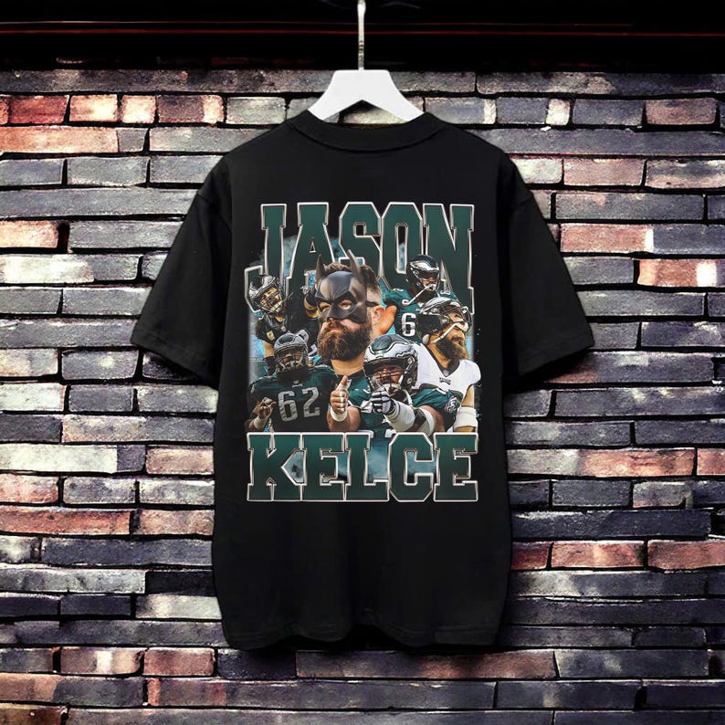 Jason Kelce Vintage Retro Style Bootleg Unisex T Shirt