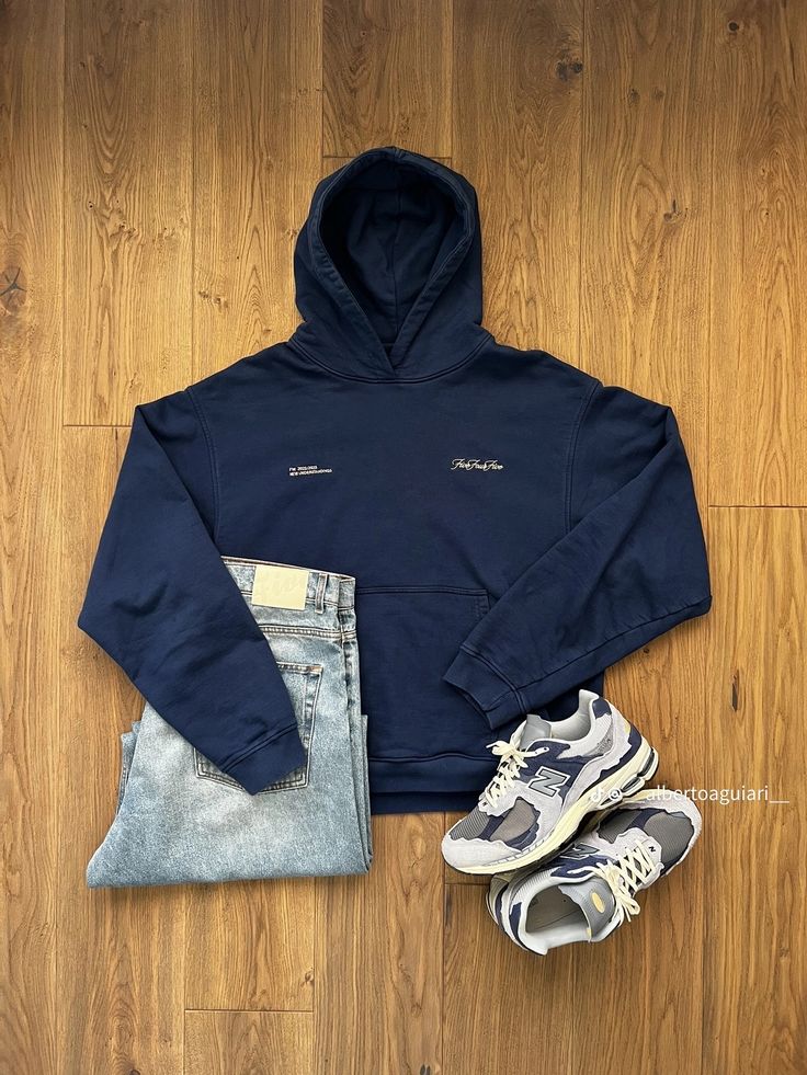 Dark Blue Hoddie