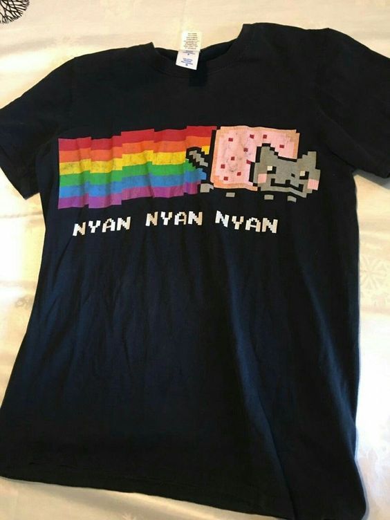 Cat Nyan Nyan Nyan T shirt