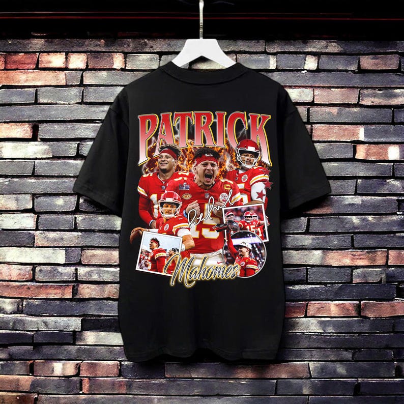 Patrick Mahomes Vintage Retro Style Bootleg T Shirt Unisex