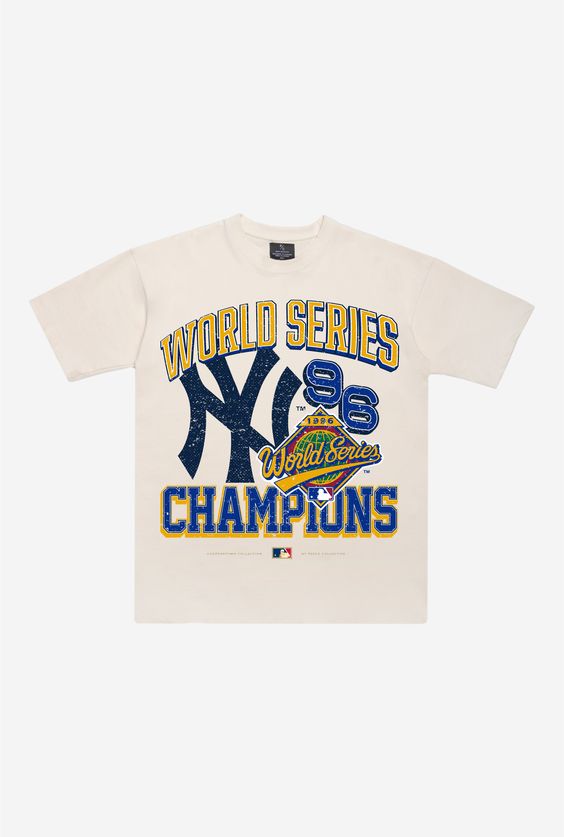 New York Yankees 1996 World Series Cooperstown Collection Premium T-shirt For Men And Women