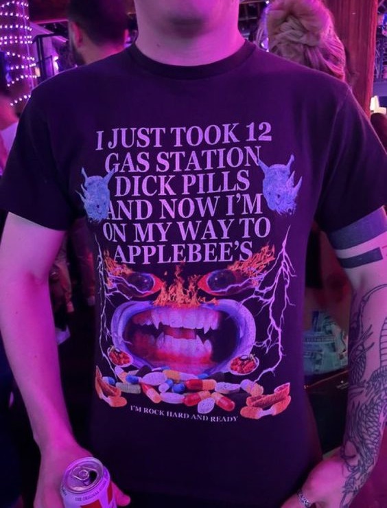 I just took 12 gas station applebee shirt OutfitI just took 12 gas station applebee shirt Outfit