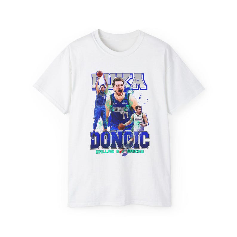 Luka Doncic Bootleg Style T-Shirt Dallas Mavericks