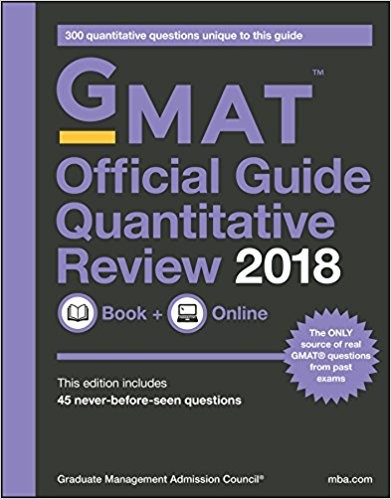 GMAT Official Guide 2018 Quantitative Review (PDF Instant Download)