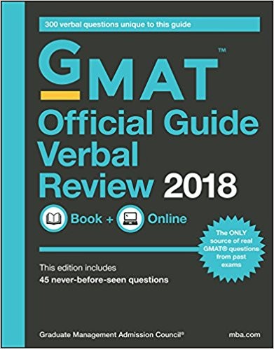 GMAT Official Guide 2018 Verbal Review (PDF Instant Download)