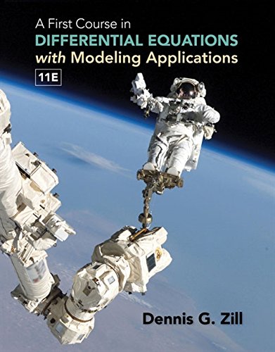 First Course in Differential Equations with Modeling Applications (PDF Instant Download)