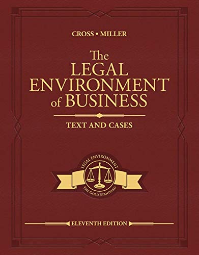 Legal Environment Of Business (PDF Instant Download)