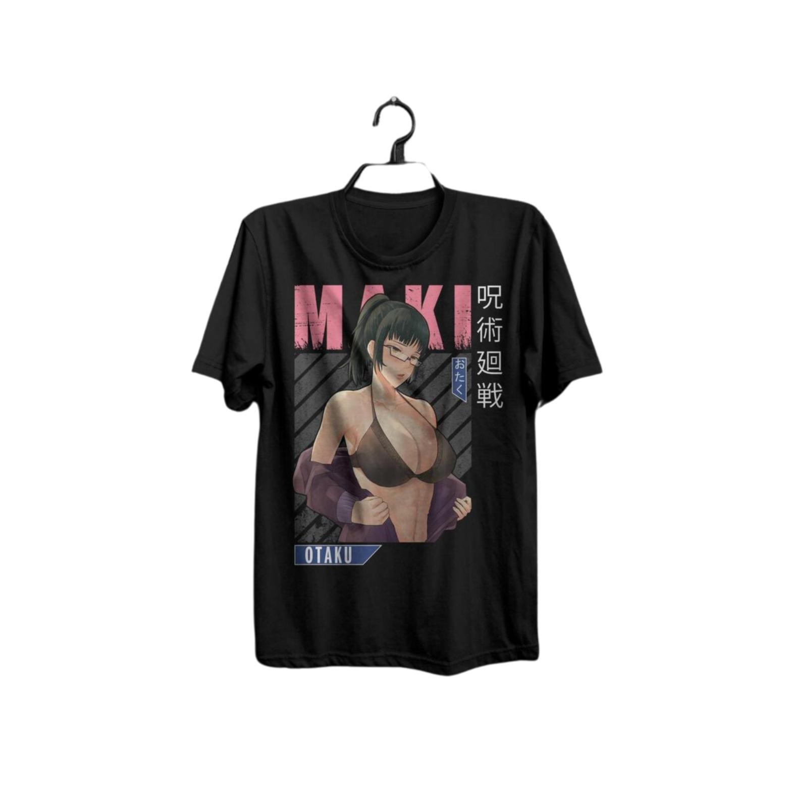 Maki Zenin T-Shirt Anime Giftryomen Sukuna Shirtdomain Expansiontoge Inumaki T-shirt