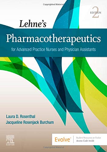 Lehne's Pharmacotherapeutics for Advanced Practice Nurses and Physician Assistants (PDF Instant Download)