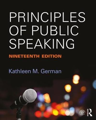 Principles Of Public Speaking (PDF Instant Download)