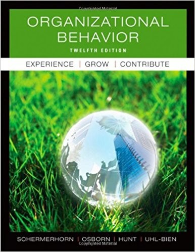 Organizational Behavior 12th Edition by Schermerhor (PDF Instant Download)