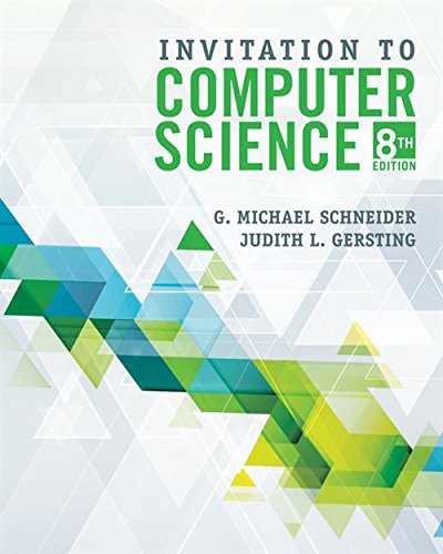 Invitation To Computer Science (PDF Instant Download)