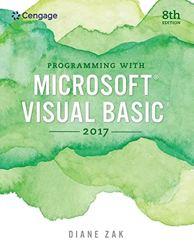 Programming W/Ms Visual Basic (PDF Instant Download)