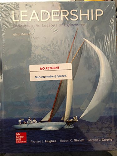 Leadership: Enhancing Lessons of Experience (PDF Instant Download)