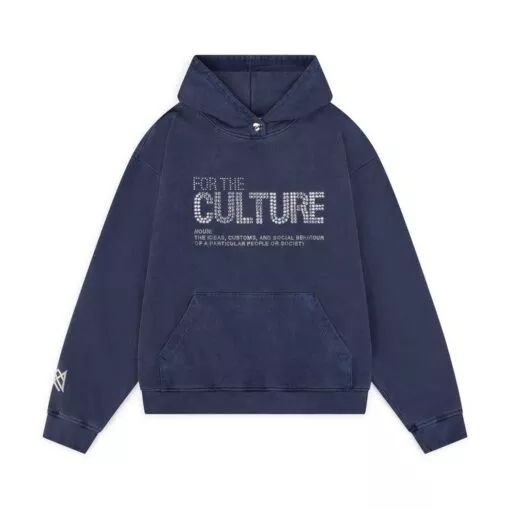 For The Culture Crystal Blue Hoodie