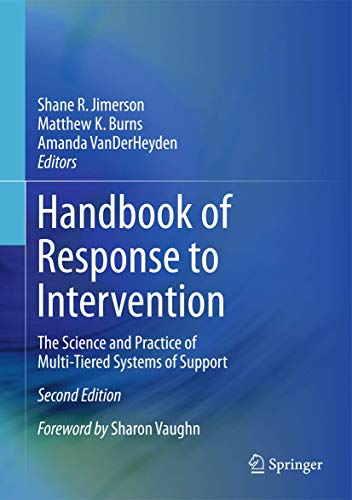 Handbook of Response to Intervention: The Science and Practice of Multi-Tiered Systems of Support (PDF Instant Download)