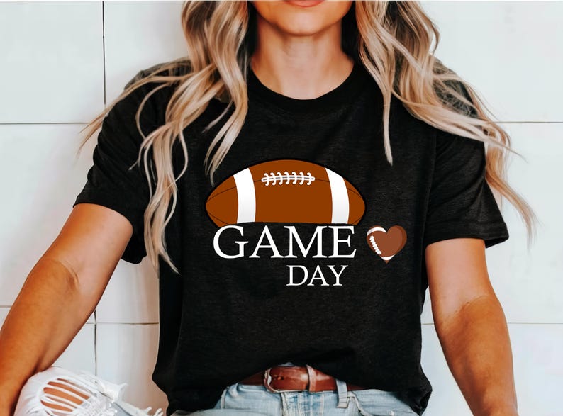 Game Day T-Shirt, Cute Sports Fan T-Shirt, Sports Shirt for Game Day, Game Day Football Lovers Sweatshirts, Retro Gameday Vibes Sweatshirts