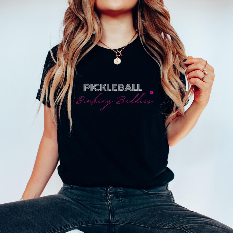 Pickleball Dinking Buddies T Shirt, Pickle Ball Shirts, Game Day T-Shirt, Funny Sports Shirt, Trendy Pickle Ball Dink Tees With Neck LabelPickleball Dinking Buddies T Shirt, Pickle Ball Shirts, Game Day T-Shirt, Funny Sports Shirt, Trendy Pickle Ball Dink Tees With Neck Label For Men And Women