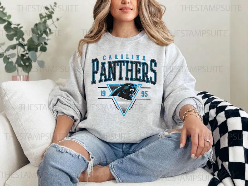 Vintage Carolina Football Sweatshirt, Retro Carolina Football Crewneck, Carolina Sweatshirt, North Carolina Football Hoodie, Cute Sweatshirt For Men And Women
