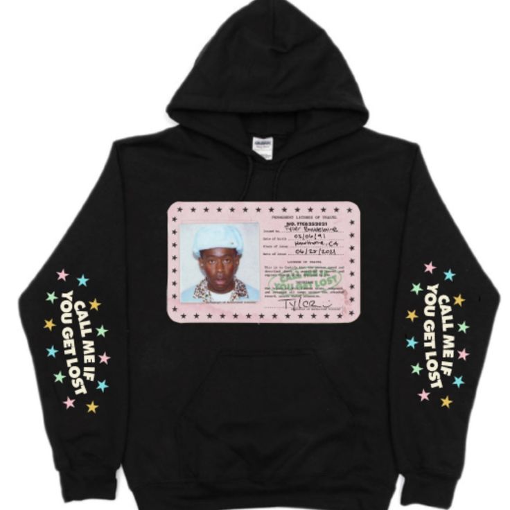 Tyler The Creator Call me if you get Lost Pink ID Pullover Hoodie New S-5XL New