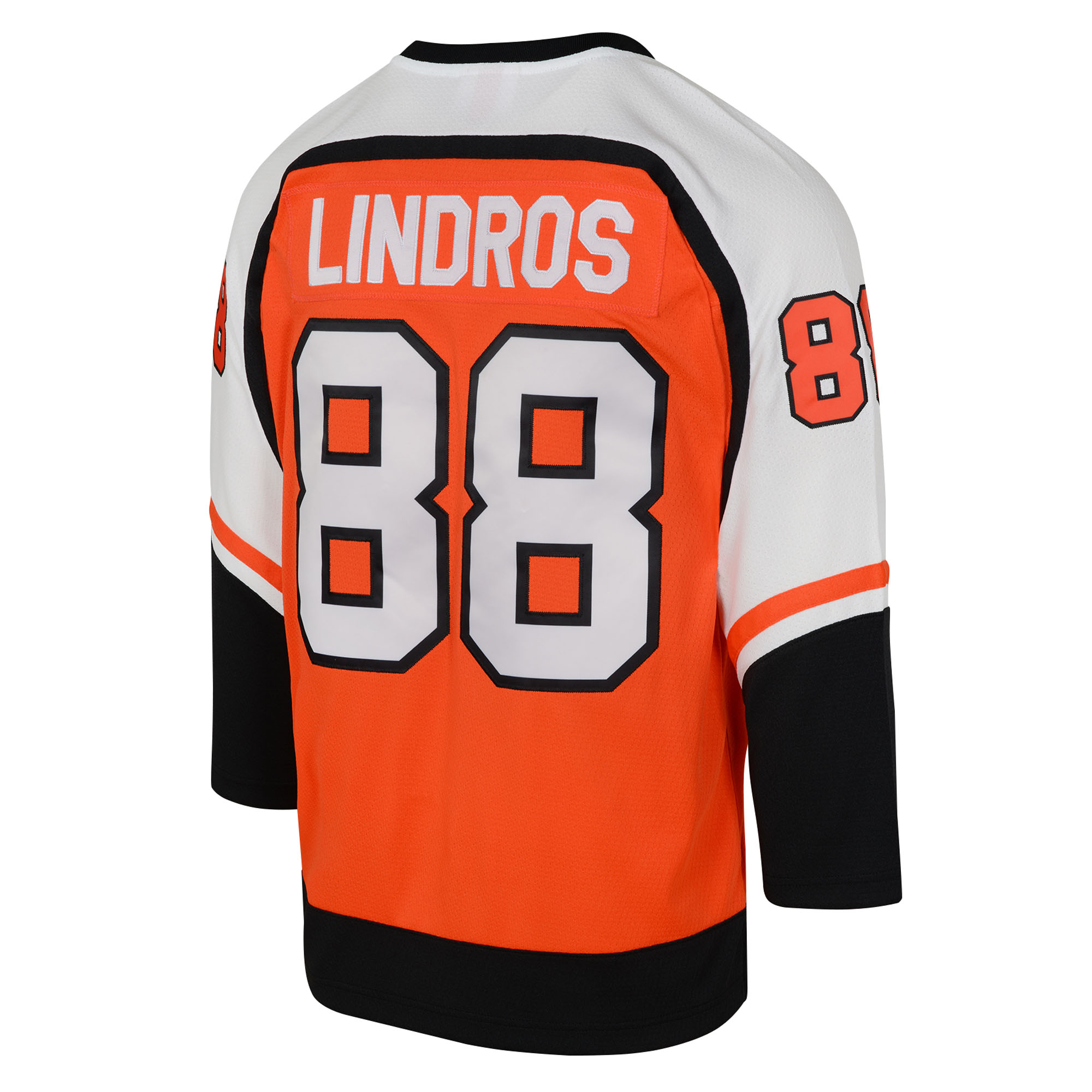 Eric Lindros Philadelphia Flyers Mitchell & Ness Youth 1996/97 Power Play 2.0 Player Jersey with Captain Patch - Orange 3