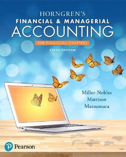 Horngren'S Financial & Managerial Acctg Financial Chap (W/Out Ac Cd) (PDF Instant Download)