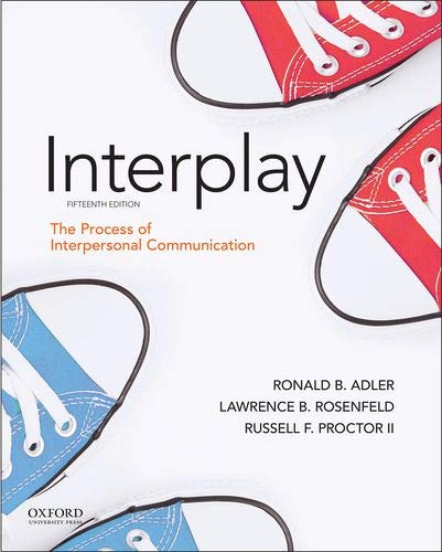 Interplay: The Process of Interpersonal Communication (PDF Instant Download)