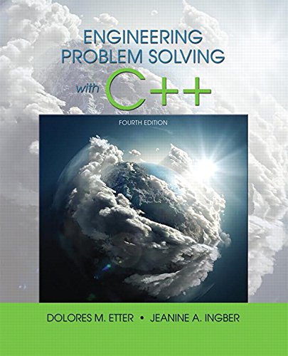 Engineering Problem Solving With C++ (PDF Instant Download)