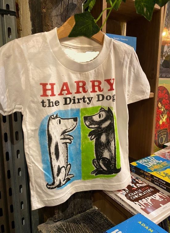Harry The Dirty Dog Kid t-shirts with classic childrens book art Shirt Outfit