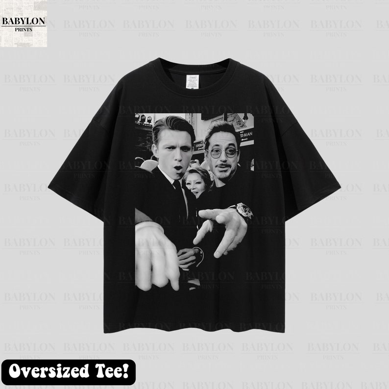 Oversized Robert Downey Jr. Tom Holland T Shirt Marvel Movie Poster Shirt Disney Sweatshirt Iron Man Shirt Gift Spiderman Shirt Doctor DoomOversized Robert Downey Jr. Tom Holland T Shirt Marvel Movie Poster Shirt Disney Sweatshirt Iron Man Shirt Gift Spiderman Shirt Doctor Doom For Men And Women