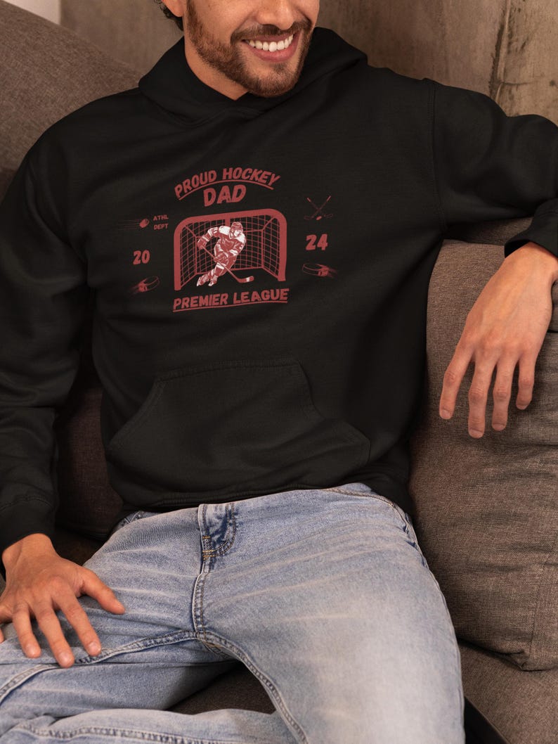 Hockey Dad Winter Hoodie Sweatshirt - Hockey Gifts, Ice Hockey, Cozy Winter Sweater, Hoodie GiftHockey Dad Winter Hoodie Sweatshirt - Hockey Gifts, Ice Hockey, Cozy Winter Sweater, Hoodie Gift