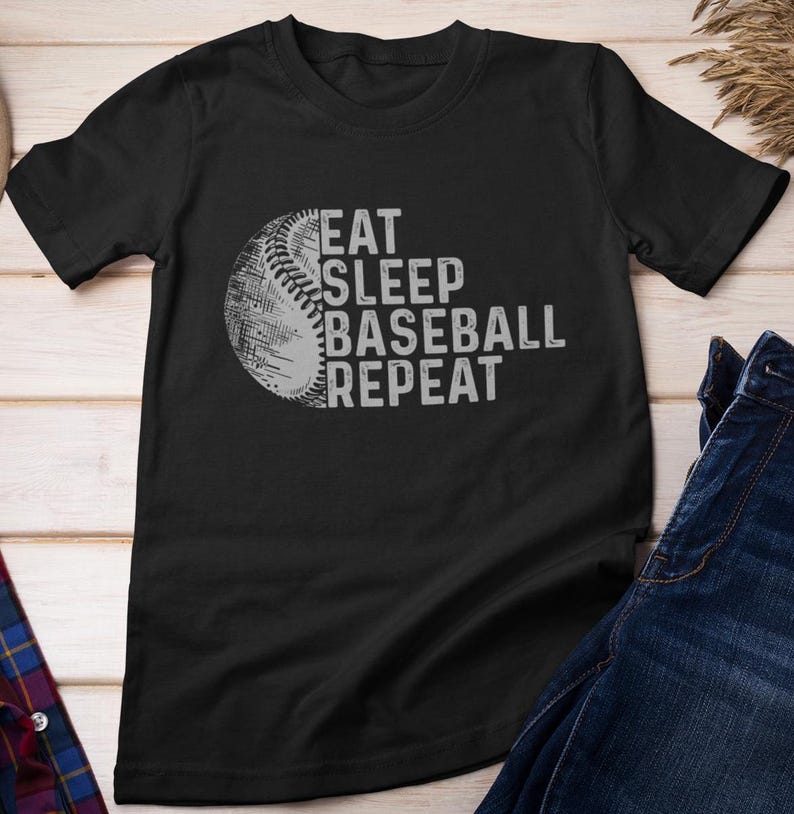 Baseball Shirt, Baseball Player Shirt, Eat Sleep Baseball Repeat Shirt, Baseball Sports Lovers T-shirt, Baseball Women Men ShirtBaseball Shirt, Baseball Player Shirt, Eat Sleep Baseball Repeat Shirt, Baseball Sports Lovers T-shirt, Baseball Women Men Shirt