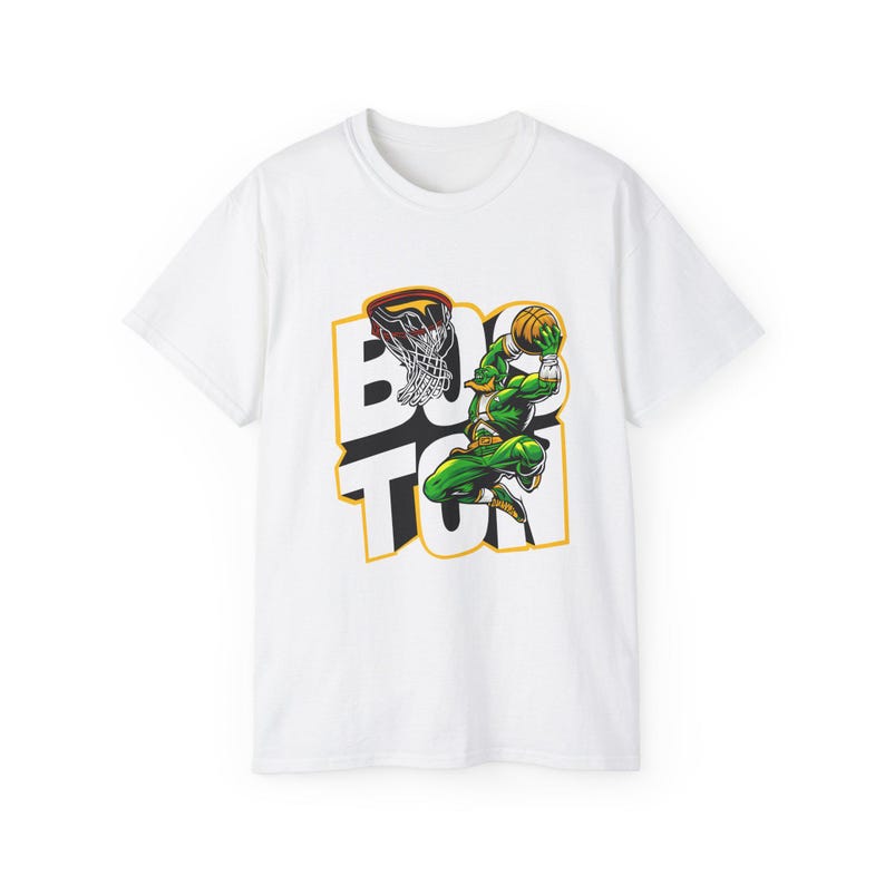 Boston Celtics Green Beast Slam Dunk T-shirt Unisex Basketball Lover Gift, Sports Fan Apparel, NBA ver1