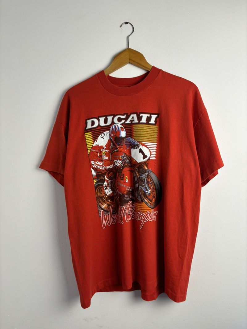 Vintage 90s Ducati 916 Motocycle Racing Tshirt, Shirt Outfit, Gift For Men, Gift For Women
